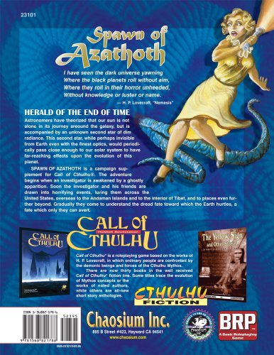 Cover image : Spawn Of Azathoth: Herald Of The End Of Time (Call of Cthulhu Roleplaying Game)