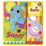 Sassy プリント フェイス&ウォッシュタオルセット S70120