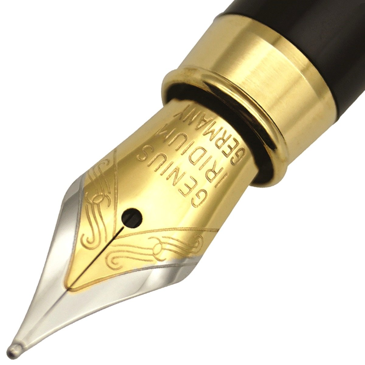 IDEAPOOL Natural Handcrafted Rosewood Fountain Pen with Ink Refill Converter，Fashion Elegant