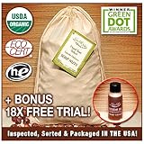 NaturOli Soap Nuts. 4 lbs. 'Select' USDA CERTIFIED ORGANIC. 100% chemical free. Rated 'BEST' eco-friendly, natural laundry detergent. Green Dot Award Winner. + Extreme 18X concentrate trial - FREE $5.95 BONUS