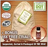 NaturOli Soap Nuts. (~640 loads) 4 lbs. Select USDA CERTIFIED ORGANIC. 100% chemical free. Rated BEST eco-friendly, natural laundry detergent. Green Dot Award Winner. + Extreme 18X concentrate trial - FREE $5.95 BONUS!