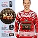 Digital Dudz Fireplace Ugly Christmas Sweater