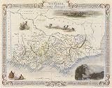 1800's VICTORIA PORT PHILLIP MELBOURNE MAP VINTAGE POSTER REPRO