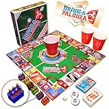 DRINK-A-PALOOZA Game: Drinking Games for Adults, The Best Adult Board Games & PARTY GAMES, Adult Games & Adults Gifts adult toys & bachelor party gifts for college parties featuring Kings drinking games, BEER PONG & flip cup