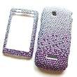 Sidekick 4G T839 (T-Mobile) Snap-on Protector Hard Case Rhinestone Cover "Purple Rain" Design