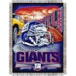New York Giants Catch NFL Woven Tapestry Throw Blanket (48x60")"