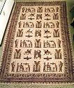 1983 Persian Zoroastrian Parsi Kalamkar Calico Wall Hanging / Twin Bedspread