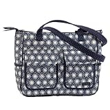 Meridian Navy Everyday Quilted Handbag by Victorian Heart