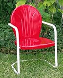 garden and patio furnitures item: 1950 Retro Metal Lawn Chair