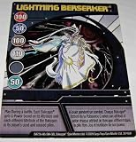 BAKUGAN LOOSE ABILITY CARD LIGHTNING BERSERKER 39/48ah