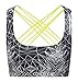 QK Womens Yoga Sport Bra Light Support Strappy And Open-Back Bra Performance