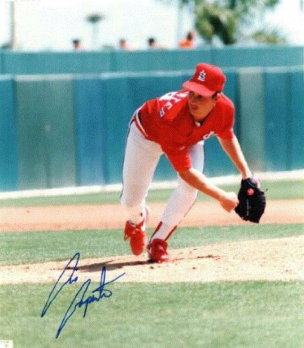 Autographed/Hand Signed Cris Carpenter St. Louis Cardinals 8x10 Photo
