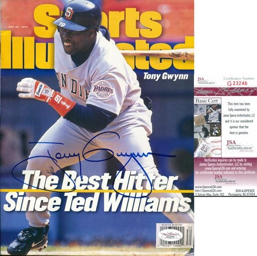 Tony Gwynn Autographed/Hand Signed July 28, 1997 Sports Illustrated Magazine (JSA)