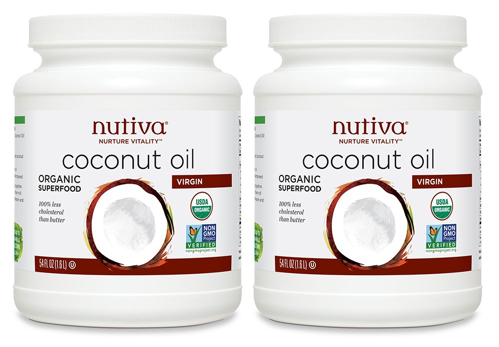 Amazon.com : Nutiva Organic Virgin Coconut Oil, 54 Ounce (Pack of ...