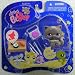 Littlest Pet Shop Assortment 'A' Series 3 Collectible Figure Cat with Sushi