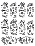 Bajidoo Steel Poppies Decal Full Sheet