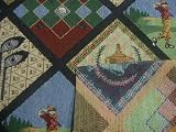 Pebble Beach Golf Clubs Tapestry Upholstery Fabric