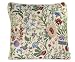 Green Cushions Tapestry Cushion Cover - Wild Flowers - Gobelin of Belgium Style