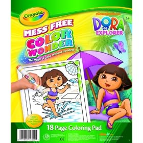 Crayola Color Wonder Dora Coloring Pad: Toys &amp; Games