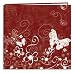 Pioneer 12 Inch by 12 Inch Postbound En Vogue Designer Memory Book, Butterfly Swirl