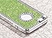 Pandamimi Deluxe Light Green Diamond Rhinestone Glitter Bling Chrome Hard Case Cover for Apple iPhone 5 5G + Screen Protector + Stylus