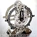 Desktop Moving Gears Mechanical Automotive Racing Inspired Modern Table Top Clock