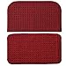 Garland Rug Herald Square 2-Piece Kitchen Rug Set, 18-Inch by 28-Inch,Chilli Red