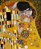 IMAGE OF Art Reproduction Oil Painting - Klimt Paintings: The Kiss - Classic 20