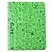 HDE iPad 2 iPad 3 iPad 4 Rotating Case 360 Degree Magnetic Cover Stand for 2nd 3rd 4th Generation iPad (Green Cartoon)