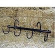Portable 4-Hook Tack Hanger Black