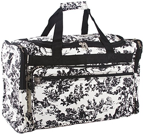 World Traveler Toile Collection Travel Duffle Bag