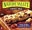 Nature Valley Chewy Trail Mix Bars, Fruit and Nut, 6-Count Boxes (Pack of 12)