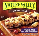 Nature Valley Chewy Trail Mix Bars, Fruit & Nut, 6-Count Boxes (Pack of 12)