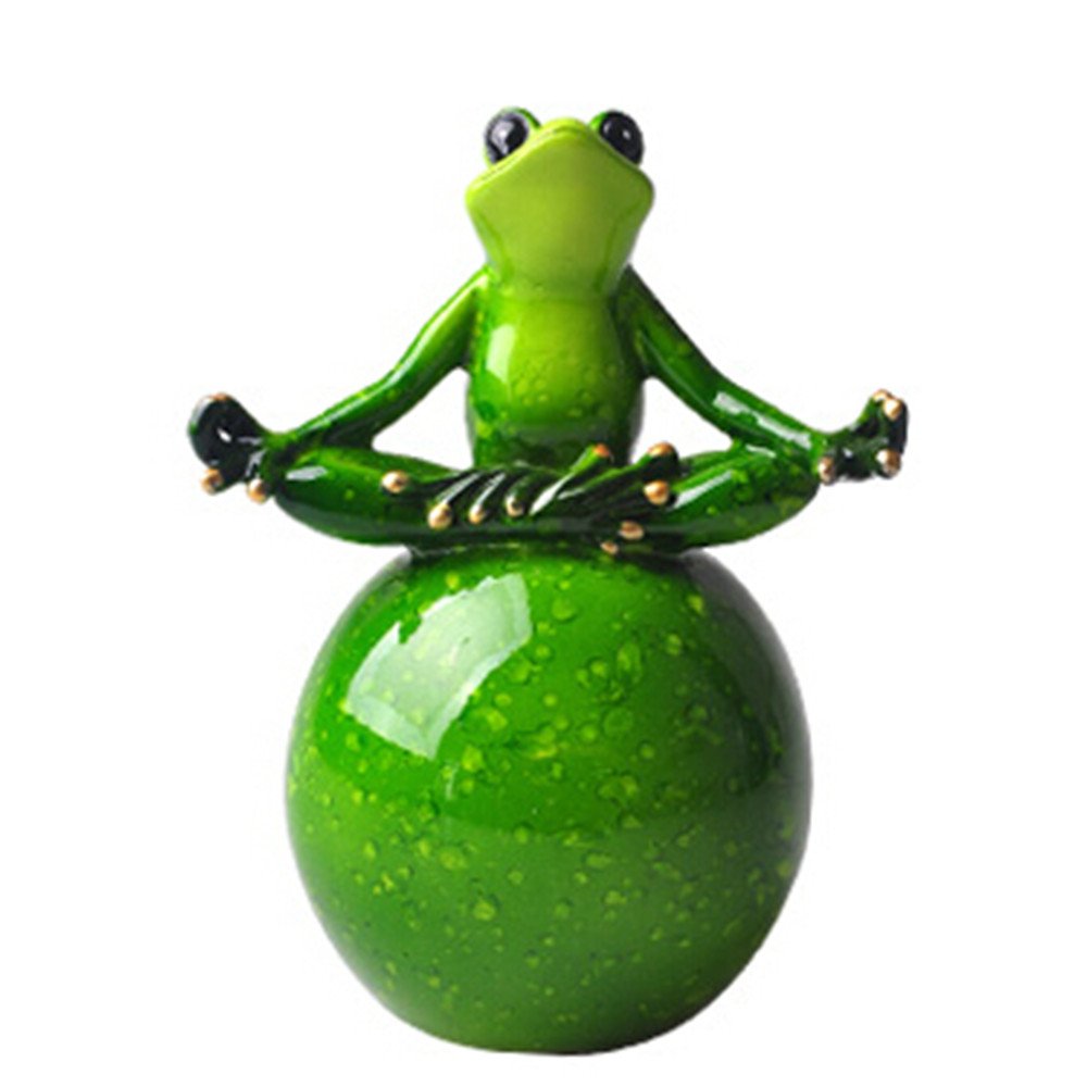 Beautiful Yoga Frogs Meditating Frog Statues for Decoration