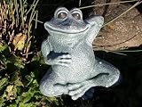 Eigenschaften Tiefes Kunsthandwerk GbR  / Steinfigur Frosch Gartenfigur Tierfigur grün