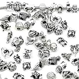 Nambeads � 10 x Mixed Tibetan Silver Charms to fit Pandora style charm bracelets. Check out our affordable bulk packs of glass beads,charms,clip stops,rhinestones,enamels etc.
