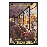 ROMA ROME TRAVEL TOURISM EUROPE ITALY ITALIA VINTAGE POSTER CANVAS REPRO travel to italy ROMA ROME TRAVEL TOURISM EUROPE ITALY ITALIA VINTAGE POSTER CANVAS REPRO