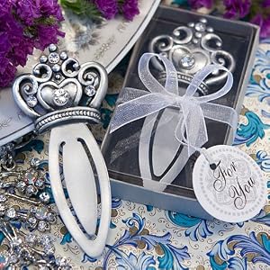 Royal Favor Collection Majestic Crown Design Bookmark Favors