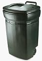 45GAL GRN WHL Trsh Can