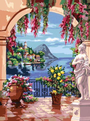 Ravensburger 28809 - Am Lago Maggiore - Malen nach Zahlen Premium, 30 x 40 cm Preisvergleich