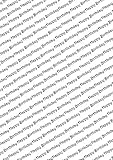 10 Sheets - Backing Papers - Happy Birthdays, laser printed - Black and White effect