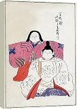 Box Canvas Print of Old forms of emperor and empress dolls. from Heritage-Images
