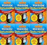 6 x Wardrobe Dehumidifier