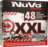 Nuvo Condoms XXL Large Lubricated Condoms, 48 count Nuvo Condoms XXL Large Lubricated Condoms, 48 count