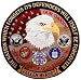 Defenders of Freedom Emblem 12-inch Embroidered Military Patch