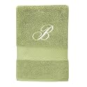 Fieldcrest Classic Monogrammed Bath Towel - Southern Green (R)