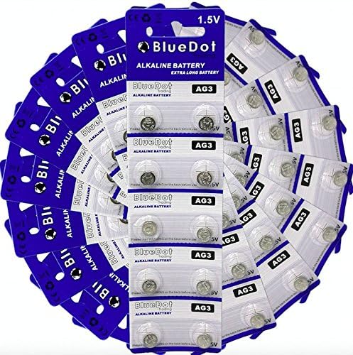 BlueDot Trading AG3 PKCELL alkaline button cell batteries, 100 pack