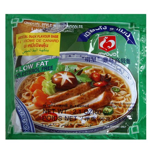 Myojo Ramen Instant Noodle, Duck Flavor, 2.1 Oune Pouch (Pack of 90) by Duck
