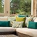 Pillow Perfect Rave Solid Indoor/Outdoor Throw Pillow Plush Fill, Weather and Fade Resistant, Throw - 18.5