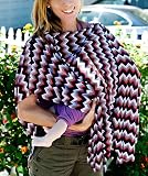 Rio DRIA Nursing Cover (silky with red geometric pattern)